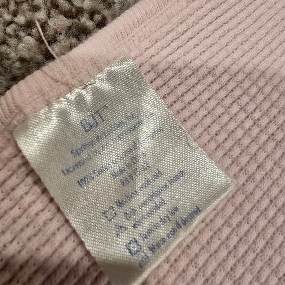 Vintage Baby Girl BJT Blue Jean Teddy Pink Waffle Knit Blanket | 32 x 29 Inches - Picture 5 of 6